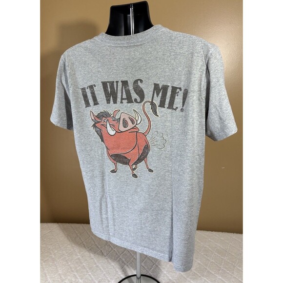 Disney Timon & Puma Lion King 2 Sided It Wasn’t Me/It Was Me Graphic Tee  Size M - Picture 10 of 14